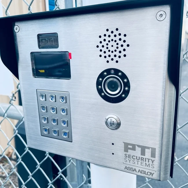 Keypad-gate-entry